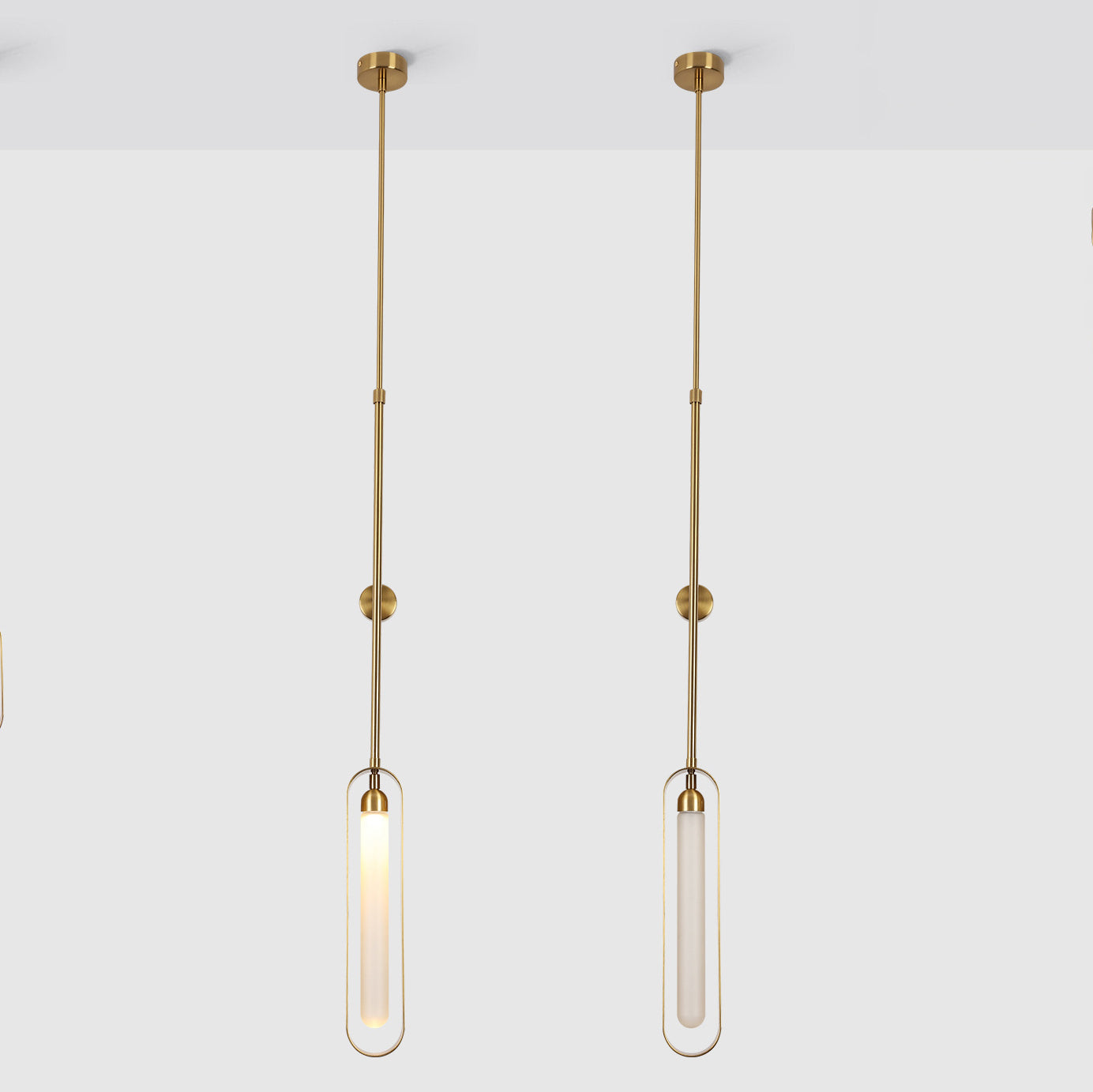 Iron Acrylic Linear Living Wall Lamp