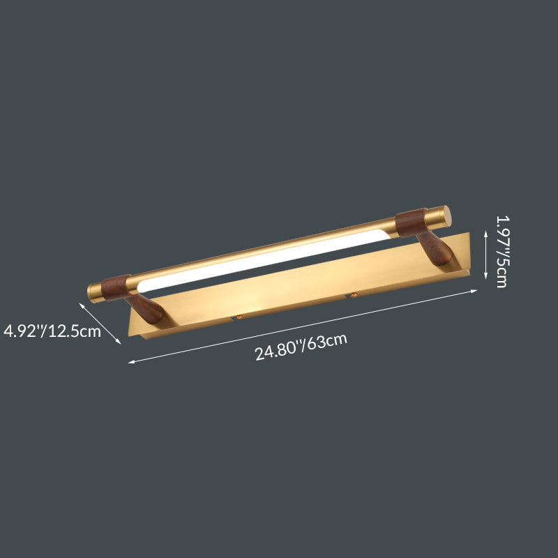 Iron Acrylic Linear Vanity Wall Lamp