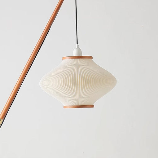 Lantern Long Acrylic Ash Floor Lamp