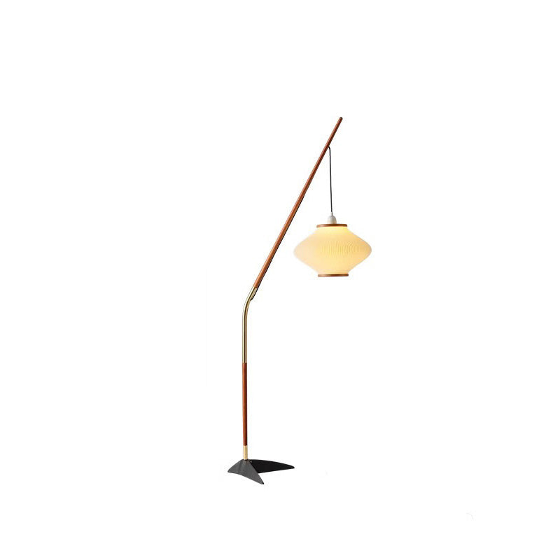 Lantern Long Acrylic Ash Floor Lamp