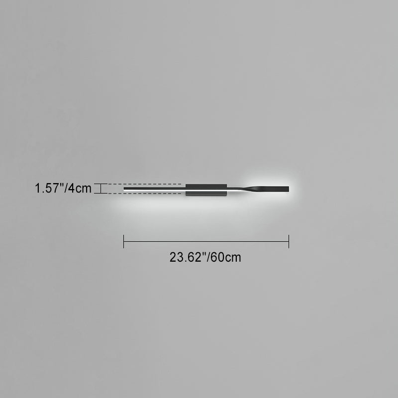 One Long Silicone Iron Wall Lamp