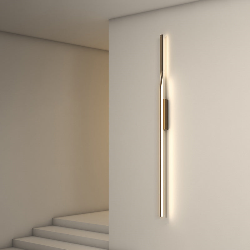 One Long Silicone Iron Wall Lamp