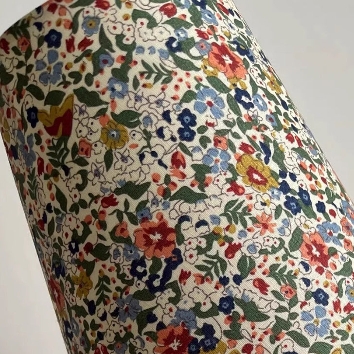 Crushed Flower Round Column Table Lamp