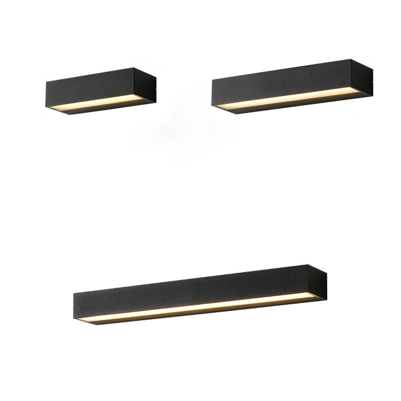 Rectangular Bar Aluminum Garden Outdoor Light