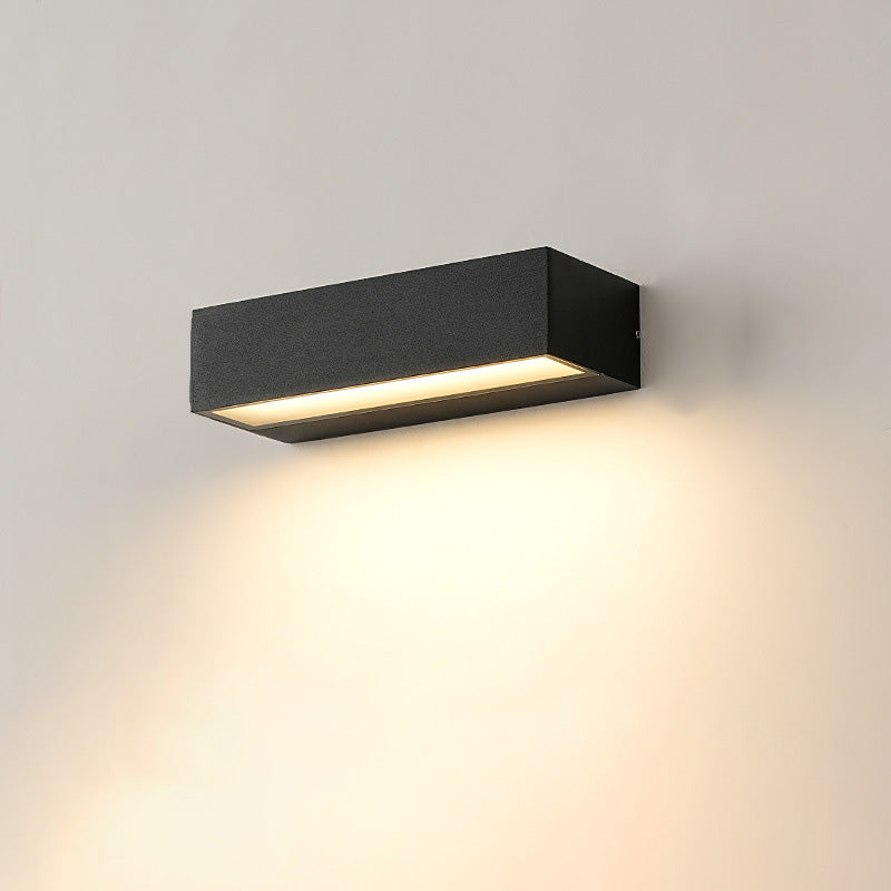 Rectangular Bar Aluminum Garden Outdoor Light