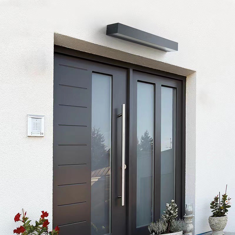 Rectangular Bar Aluminum Garden Outdoor Light