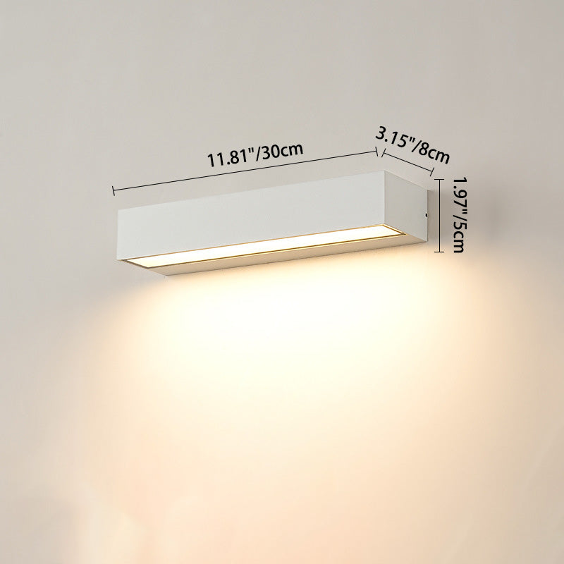Rectangular Bar Aluminum Garden Outdoor Light