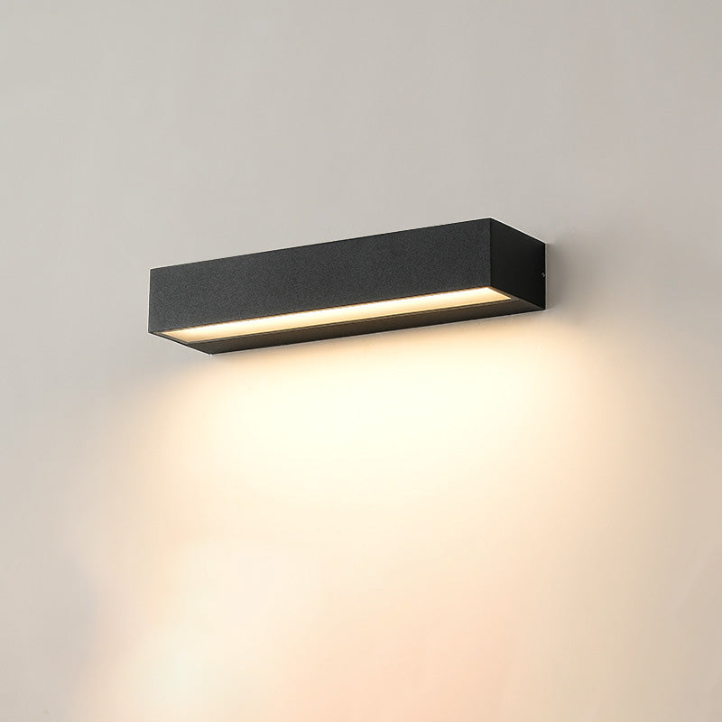 Rectangular Bar Aluminum Garden Outdoor Light