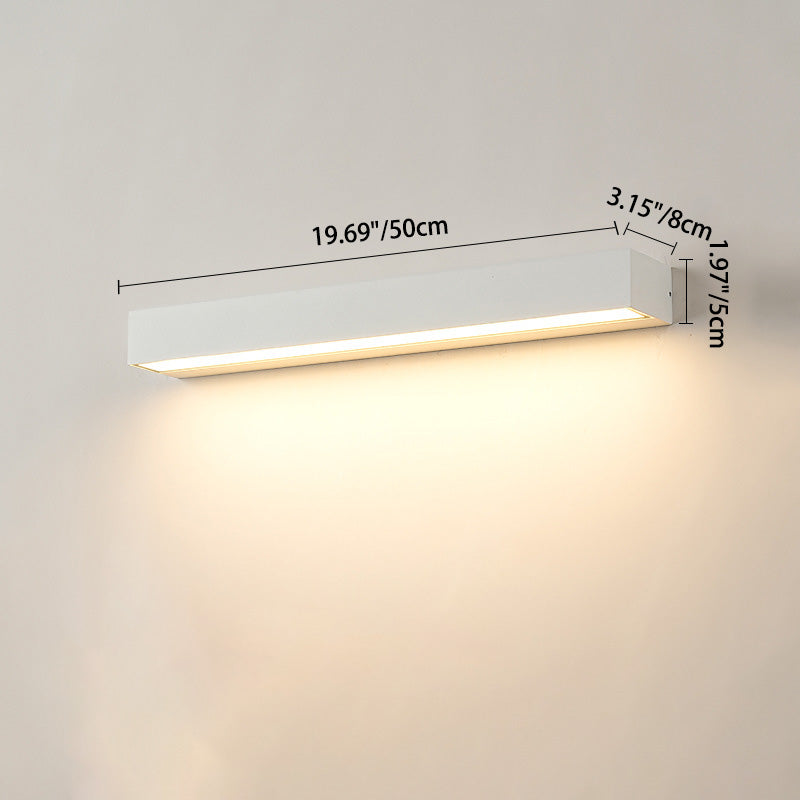 Rectangular Bar Aluminum Garden Outdoor Light
