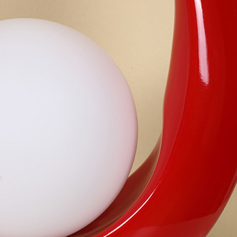 Moon Orb Resin Glass Table Lamp