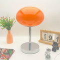 Flat Orb Glass Iron Table Lamp