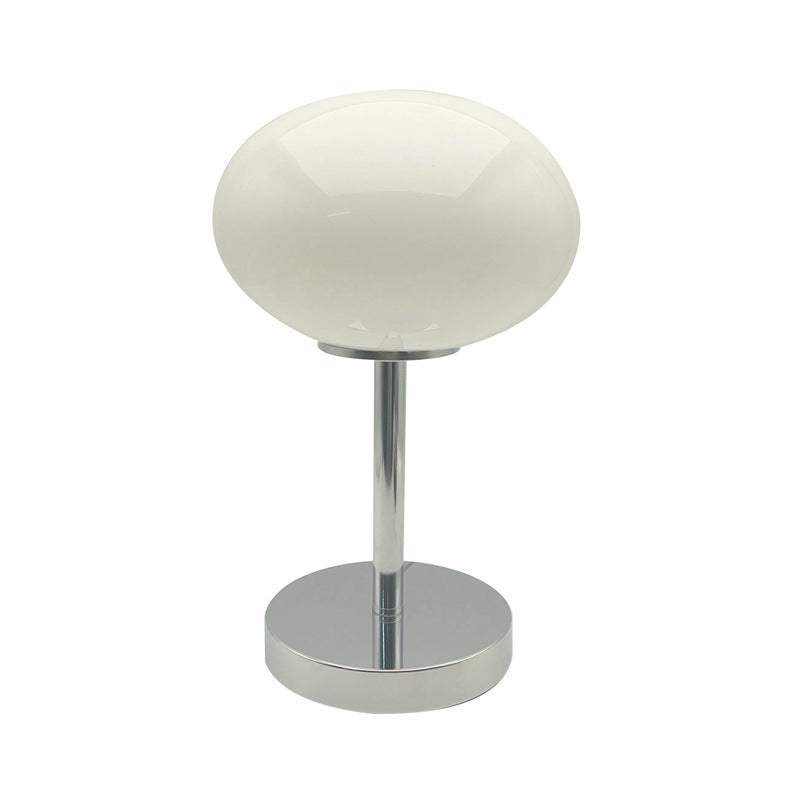 Flat Orb Glass Iron Table Lamp
