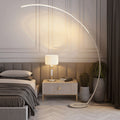 Curved Line Aluminum Living Floor Lamp