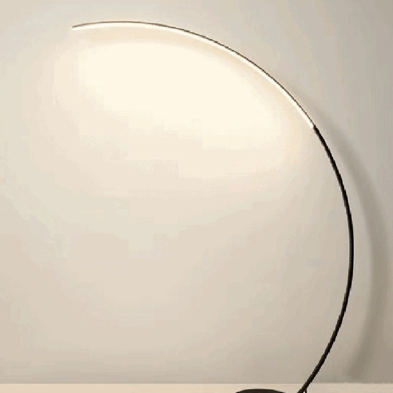 Curved Line Aluminum Living Floor Lamp