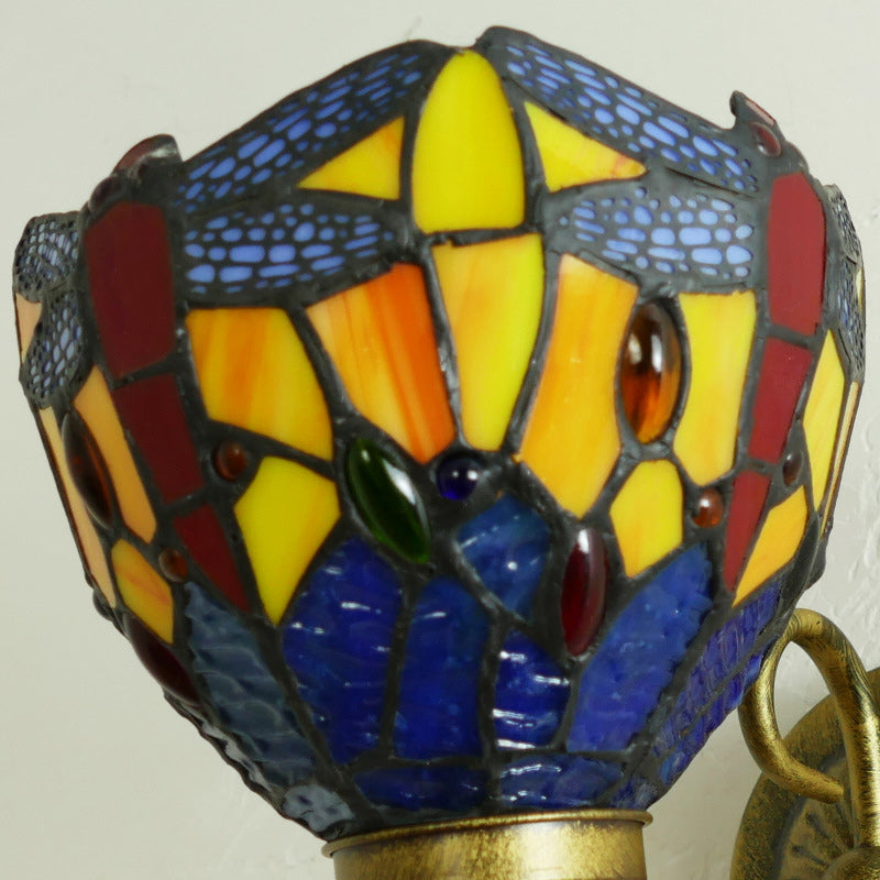 Flower Pod Round Glass Wall Lamp