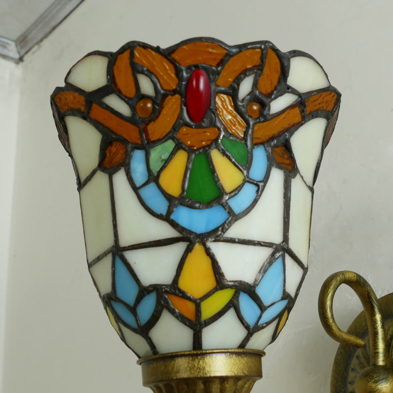 Flower Pod Round Glass Wall Lamp