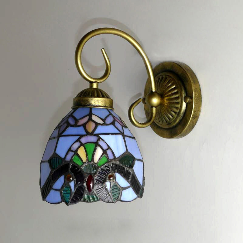 Flower Pod Round Glass Wall Lamp