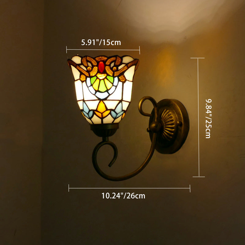 Flower Pod Round Glass Wall Lamp
