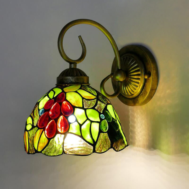 Flower Pod Round Glass Wall Lamp