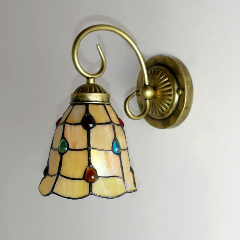 Flower Pod Round Glass Wall Lamp