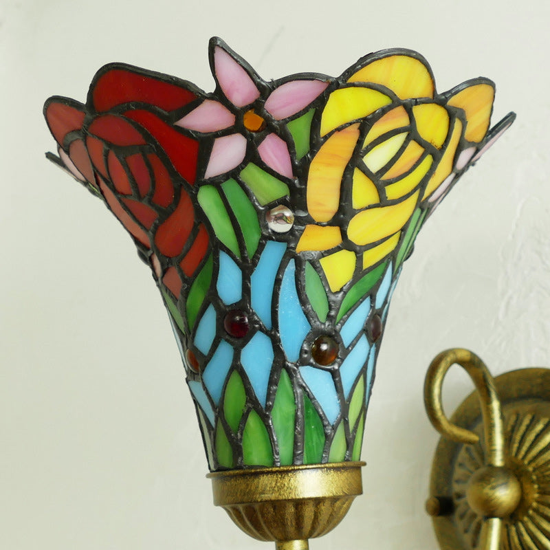 Flower Pod Round Glass Wall Lamp