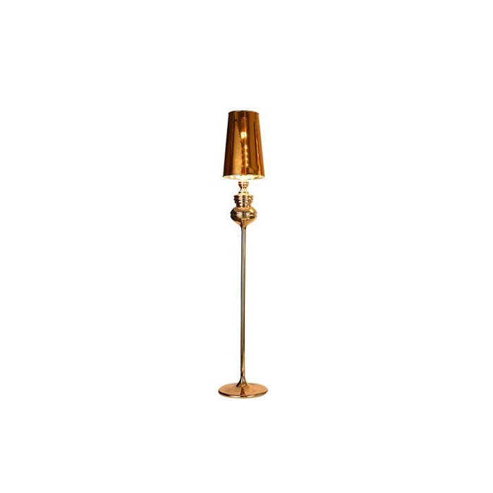 Round Gourd Fabric PVC Floor Lamp