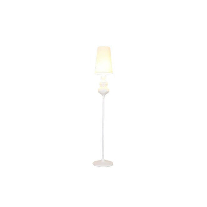 Round Gourd Fabric PVC Floor Lamp