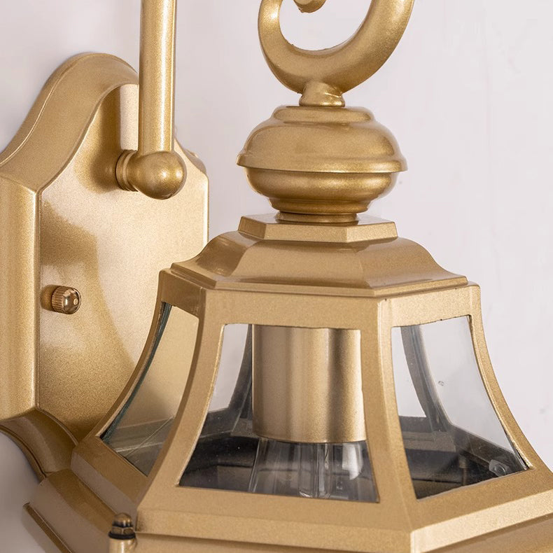 Round Court Glass Hardware Outdoor Light