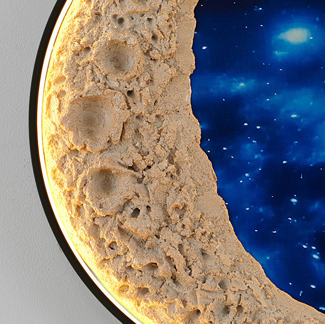 Star Astronaut Round Resin Outdoor Light