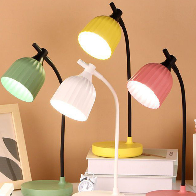 Round Pleated ABS Living Table Lamp