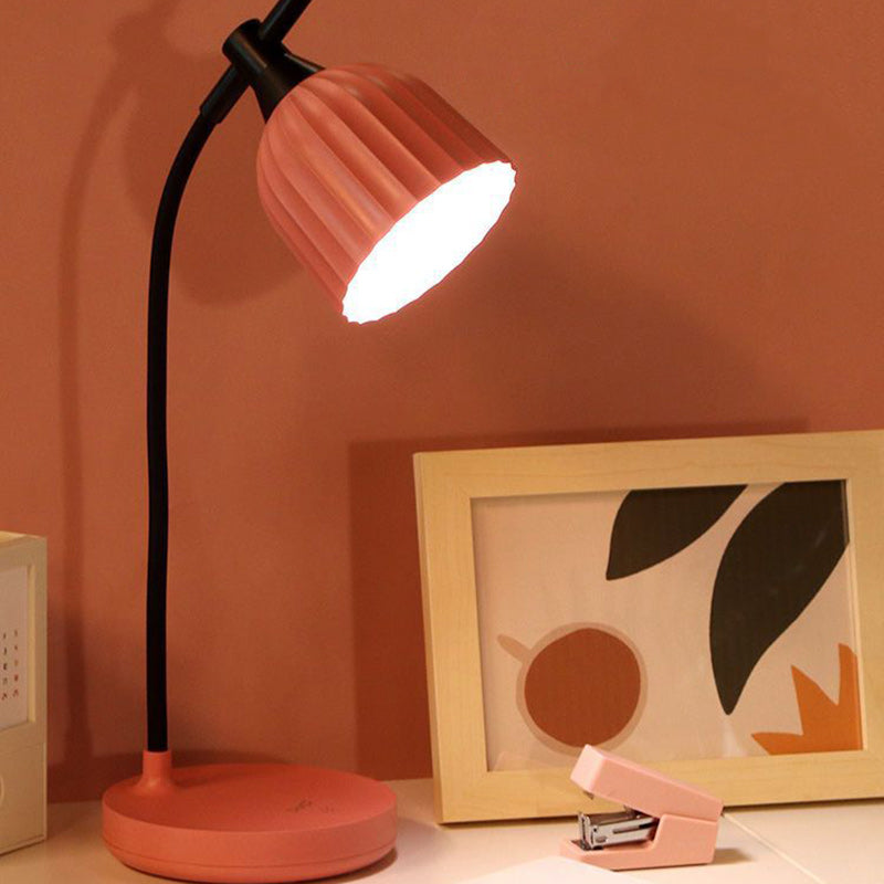 Round Pleated ABS Living Table Lamp