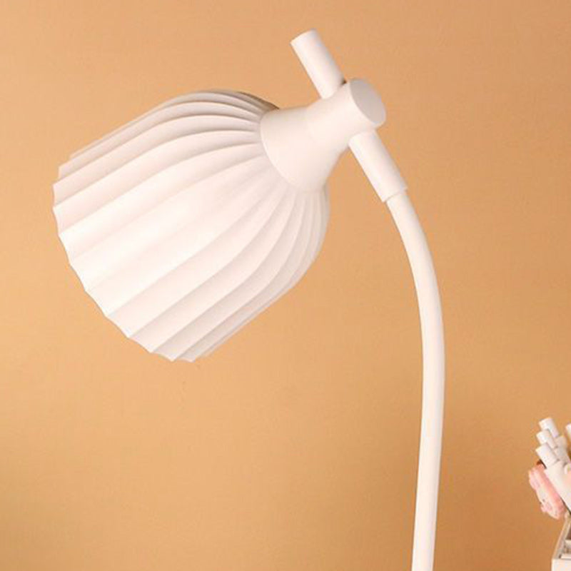 Round Pleated ABS Living Table Lamp