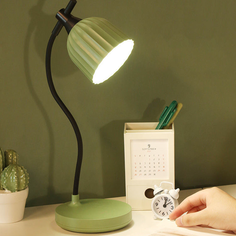 Round Pleated ABS Living Table Lamp