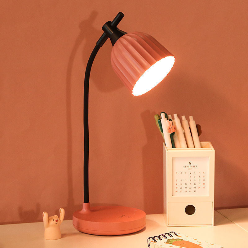 Round Pleated ABS Living Table Lamp