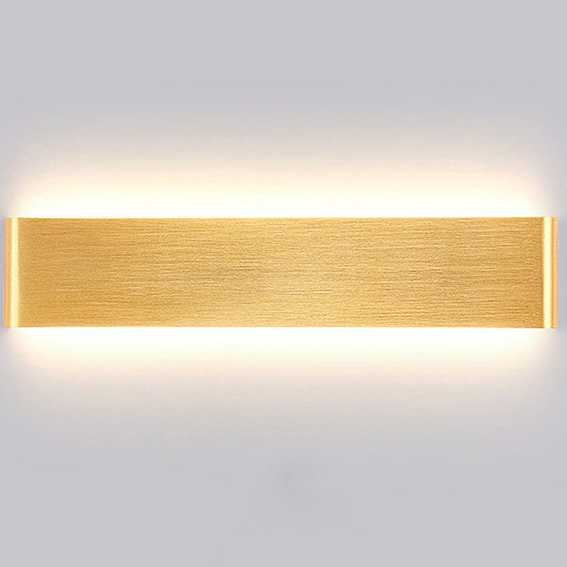 Rectangle Acrylic Aluminum Living Wall Lamp
