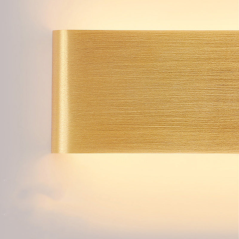 Rectangle Acrylic Aluminum Living Wall Lamp