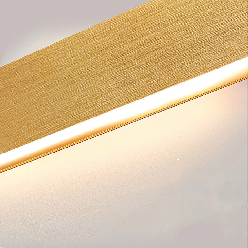 Rectangle Acrylic Aluminum Living Wall Lamp