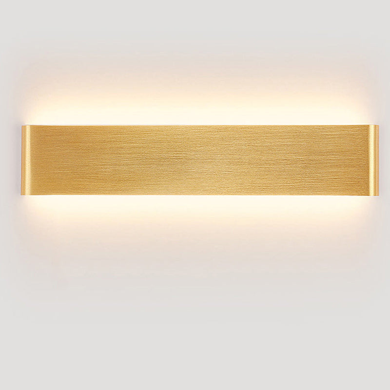 Rectangle Acrylic Aluminum Living Wall Lamp