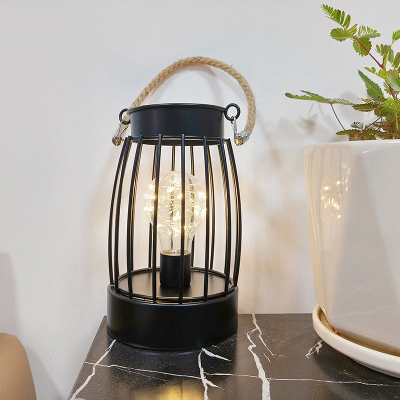 Vertical Strip Square Round Table Lamp