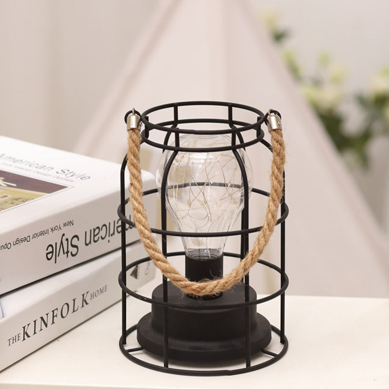 Vertical Strip Square Round Table Lamp