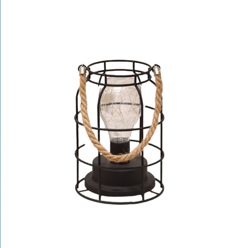 Vertical Strip Square Round Table Lamp