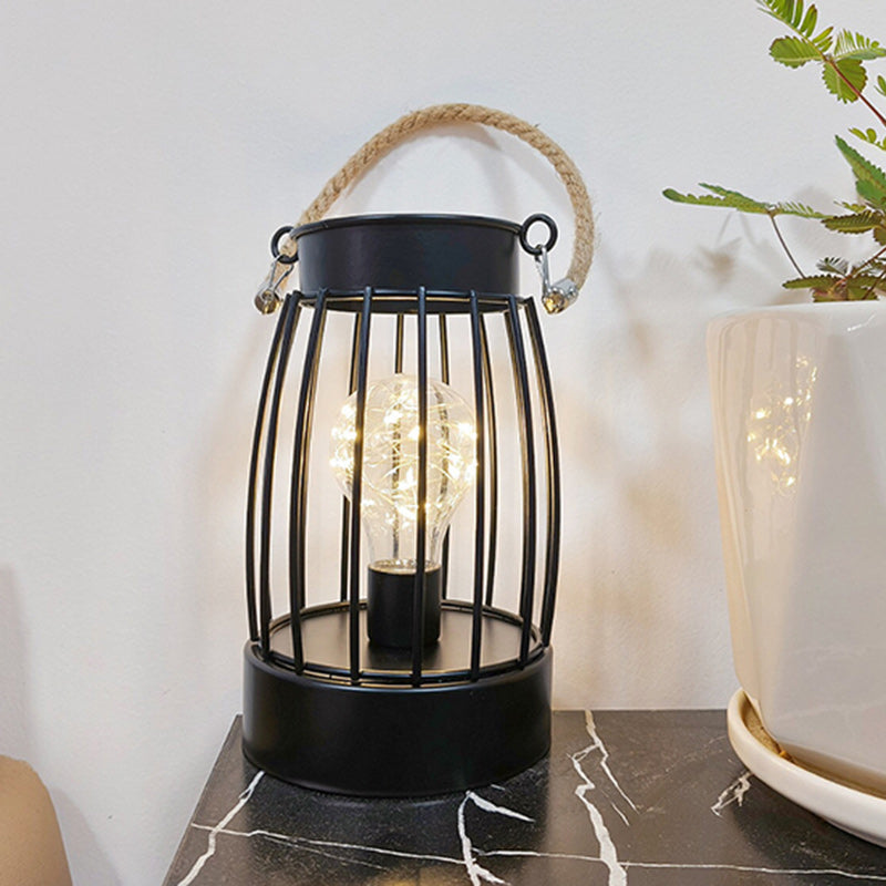 Vertical Strip Square Round Table Lamp
