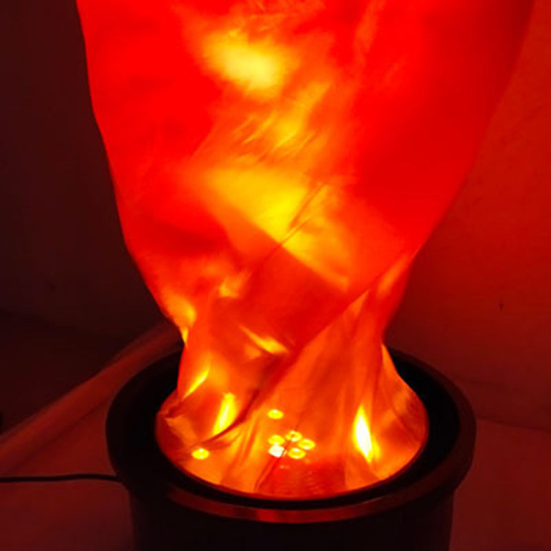 Fire Round Sateen Iron Floor Lamp