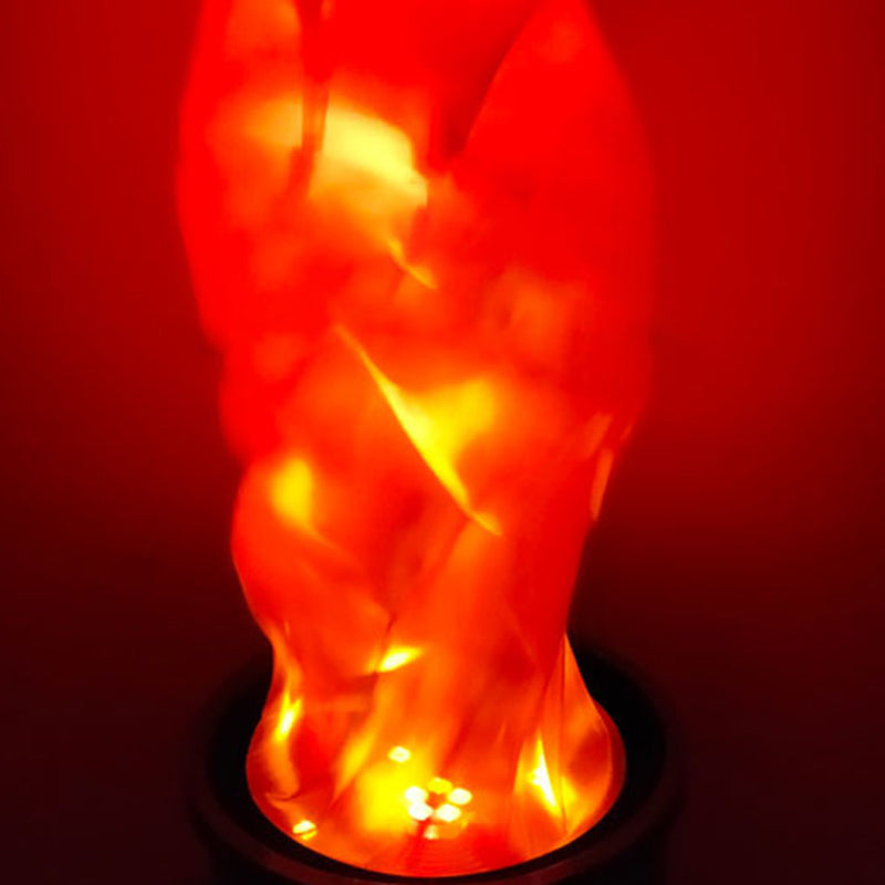 Fire Round Sateen Iron Floor Lamp