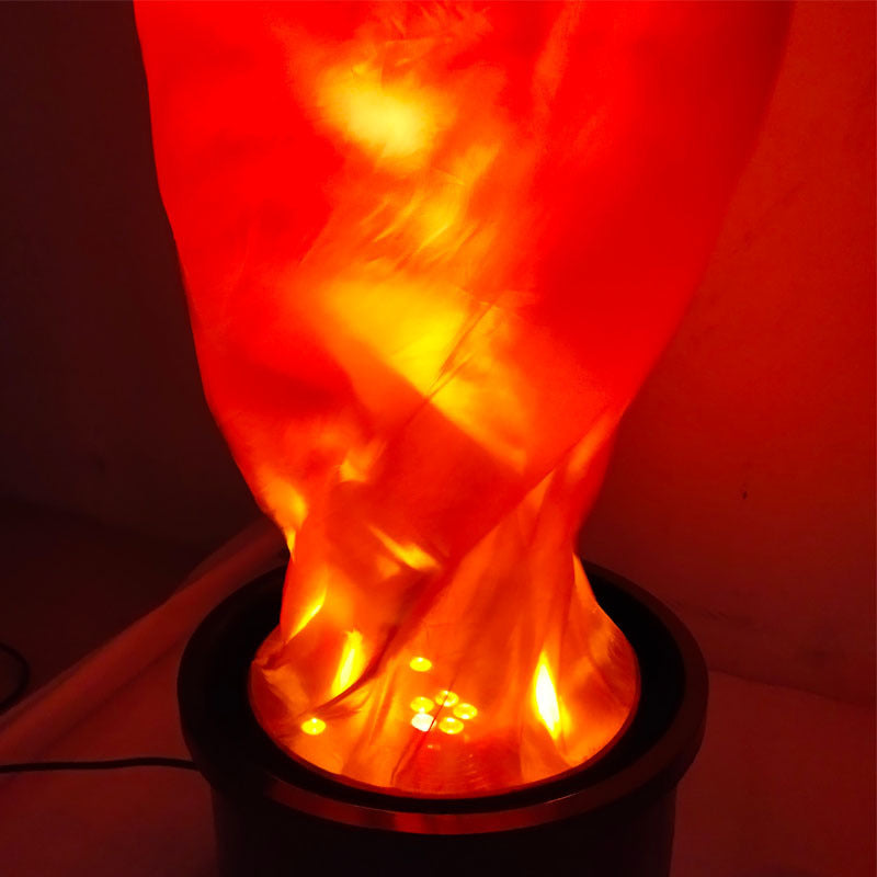 Fire Round Sateen Iron Floor Lamp