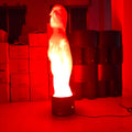 Fire Round Sateen Iron Floor Lamp