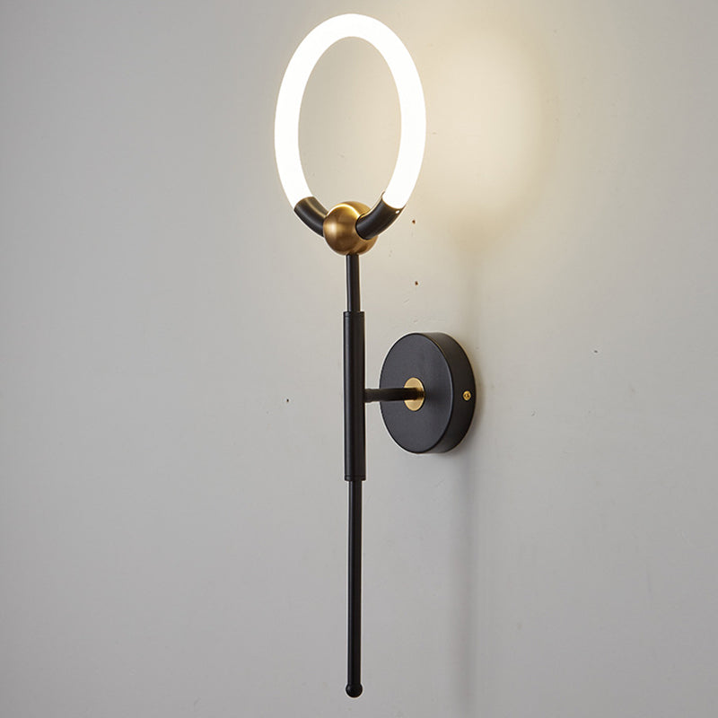 Round Bar Acrylic Iron Wall Lamp