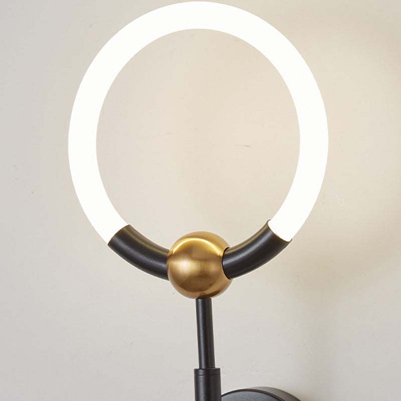 Round Bar Acrylic Iron Wall Lamp