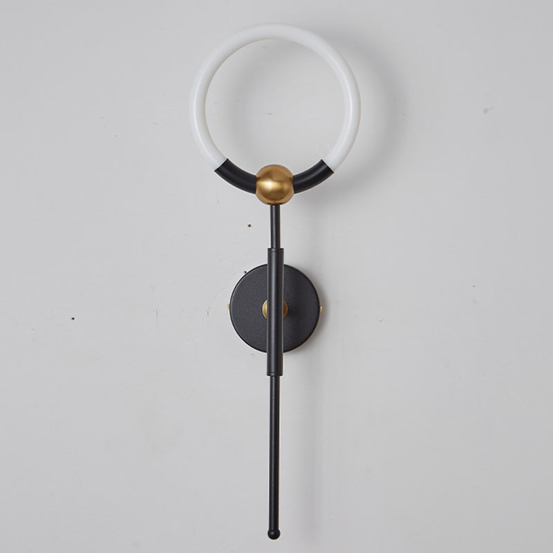 Round Bar Acrylic Iron Wall Lamp