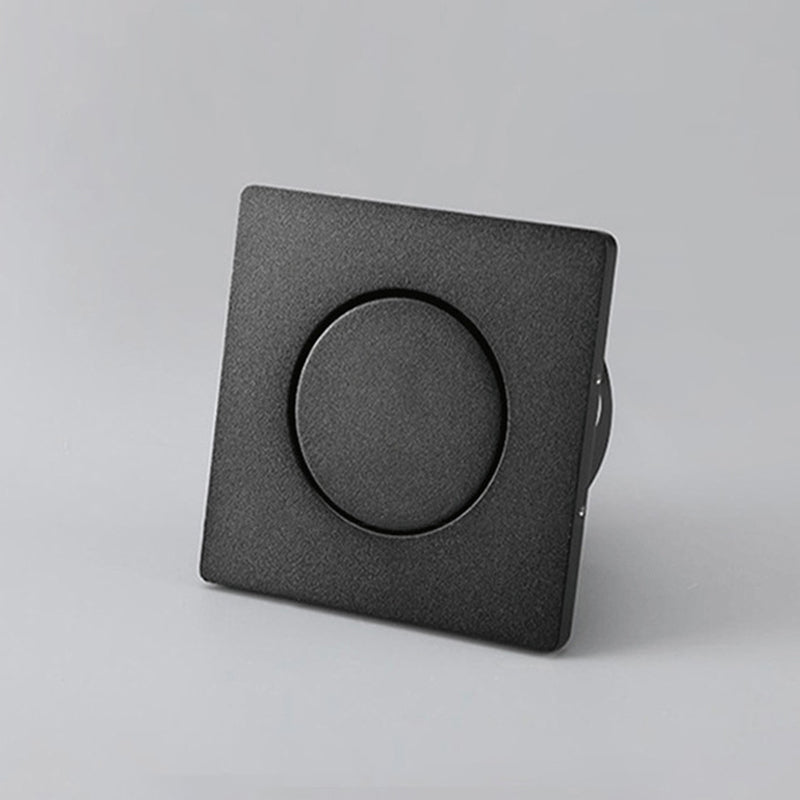 Round Square Aluminum Living Wall Lamp